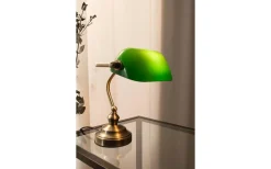 Bankers Bordslampa 25cm Grön