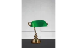 Bankers Bordslampa 25cm Grön