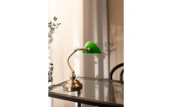Bankers Bordslampa 25cm Grön