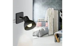 Barnstaple Vägglampa Svart