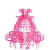 Barock Taklampa 45cm Cerise