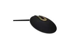 Barone 2L Golvlampa 1,8m LED CCT 27W+7W Dimbar Svart/Mässing