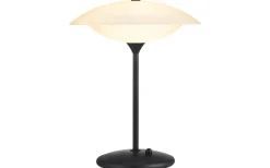 Baroni Bordslampa 40cm Svart/Opal