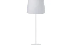 Base Bordslampa 71cm Vit med vit skärm