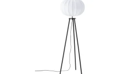 Base Tripod Golvlampa 125cm Matt Svart/Vit