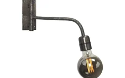 Base Vägglampa 34cm Beaten Silver