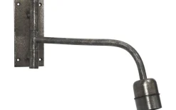 Base Vägglampa 34cm Beaten Silver