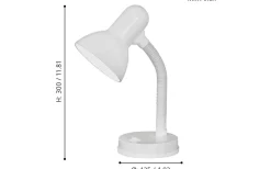 Basic Skrivbordslampa 30cm Vit