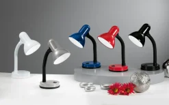 Basic Skrivbordslampa 30cm Silver