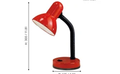 Basic Skrivbordslampa 30cm Röd