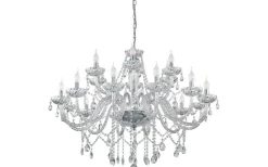 Basilano Kristallkrona 18-Arm 100cm Krom