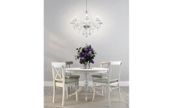 Basilano Kristallkrona 8-Arm 82cm Krom