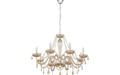 Basilano Kristallkrona 8-Arm 82cm Konjak