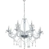 Basilano Kristallkrona 12-Arm 100cm Krom