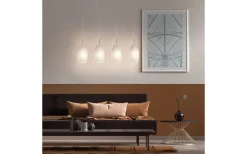 Batista Taklampa 102cm Nickel/Vit