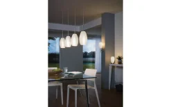 Batista Taklampa 102cm Nickel/Vit