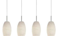 Batista Taklampa 102cm Nickel/Vit