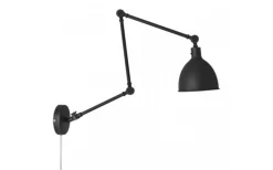 Bazar Vägglampa Svart