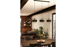 Bazely Taklampa 99cm 3L Svart