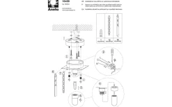 Belissa Kristallplafond 11cm Krom IP44