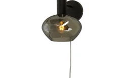 Bell Vägglampa Svart/Rökgrå