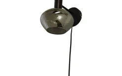 Bell Vägglampa Svart/Rökgrå
