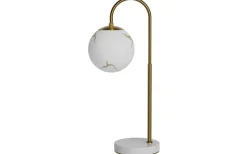 Bellagio Bordslampa 60cm Mässing/Vit