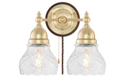 Bergman - Mässing / Brytare / Brunt fäste