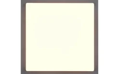 Bermejo Plafond LED 30x30cm antracit IP54