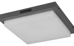 Bermejo Plafond LED 30x30cm antracit IP54