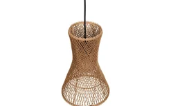Bijou Fönsterlampa 20cm E27 brun/pappersgarn