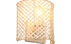 Bina Vägglampa E27 brun/bambu