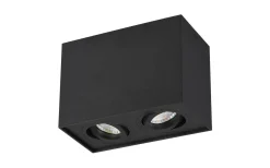 Biscuit Takspotlight 2-delad GU10 mattsvart