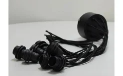 Bistro Takupphäng 9x1,5m Svart