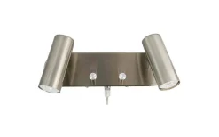 Blizz Vägglampa 2xGU10 Mini 26cm Satin