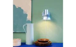 Bob Vägglampa Metallic Blå