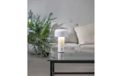 Bobby Uppladdningsbar Bordslampa Vit