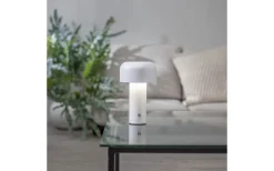 Bobby Uppladdningsbar Bordslampa Vit
