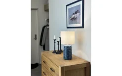 Bodil Bordslampa 45cm Blå/Naturvit