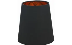 Bosse Lampskärm Ø17cm Bomull Svart/Guld
