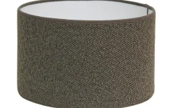 Boucle Cylinder Lampskärm Ø25cm Brun