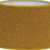 Boucle Lampskärm Oval 25cm Guldgul