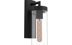 Bovolone Vägglampa Svart IP44