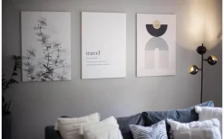 Bow Golvlampa 152cm 3L Svart