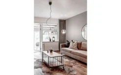 Bowl Golvlampa 150cm E27 Svart/Klar