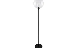 Bowl Golvlampa 150cm E27 Svart/Klar