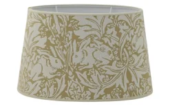 Brother Rabbit Oval Lampskärm 30cm Oat William Morris