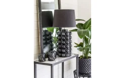 Bubbels Lampfot 49cm Black Marble