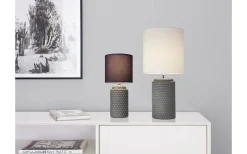 Bubble XL Bordslampa 50cm Grå/Vit