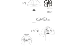 Buddy Bordslampa 36cm Gul